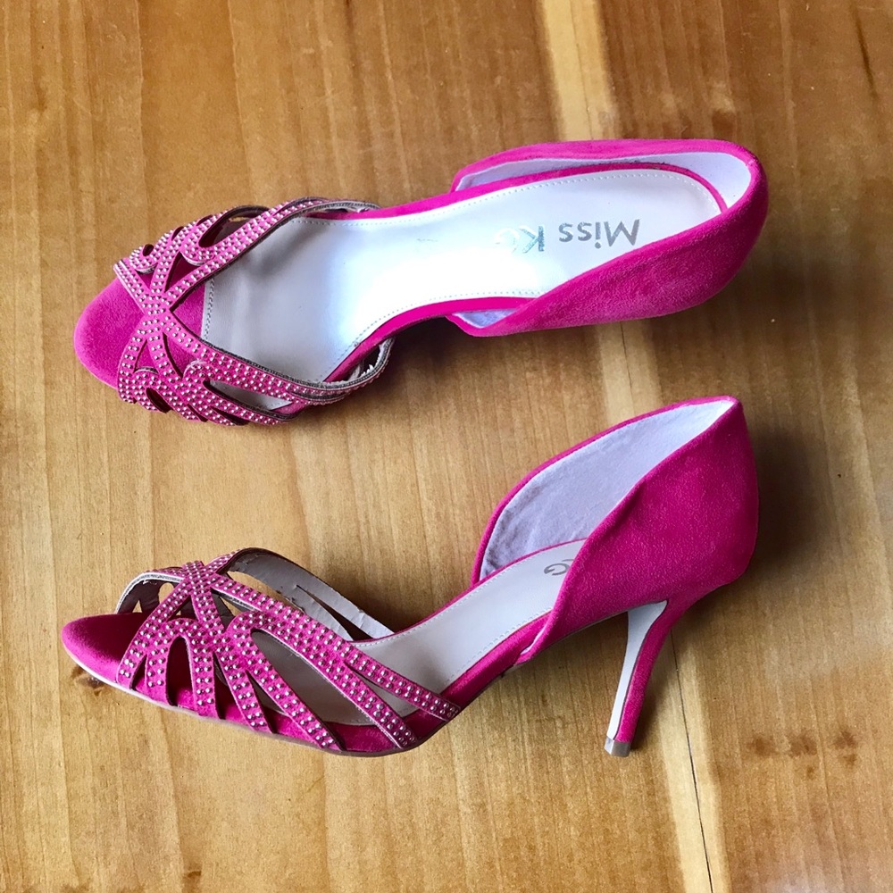 Pink open toe shoes - Picture 2 of 8